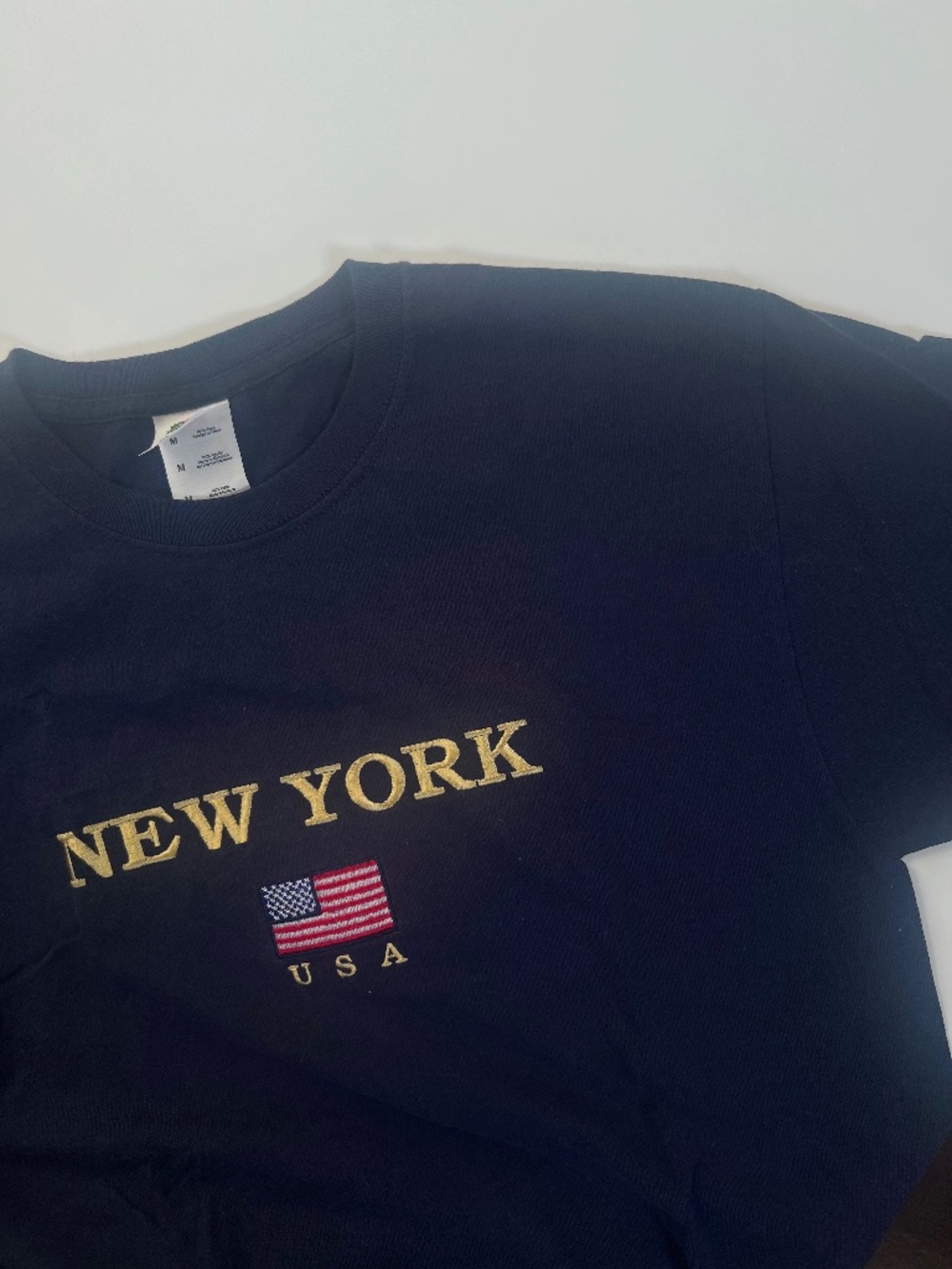 Vintage embroidered New York tee